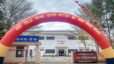 Bù Đốp: tất bật chuẩn bị Hội trại Tòng quân năm 2025